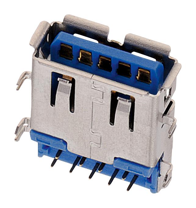 692121230100 USB CONNECTOR, 3.0 TYPE A, RCPT, THT WURTH ELEKTRONIK