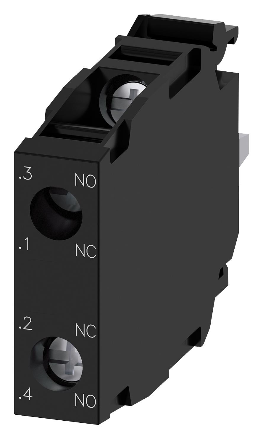 3SU1400-1AA10-1FA0 CONTACT BLOCK, 3 POLE, 10A, 500VAC SIEMENS