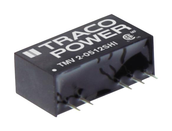 TMV 2-1212DHI DC-DC CONVERTER, 2 O/P, 2W TRACO POWER