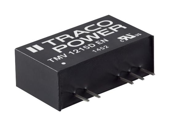 TMV 1215D EN DC-DC CONVERTER, 2 O/P, 1W TRACO POWER