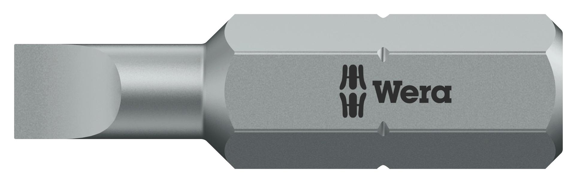 05072061001 SLOTTED BIT, 1.2MM X 6.5MM X 25MM WERA