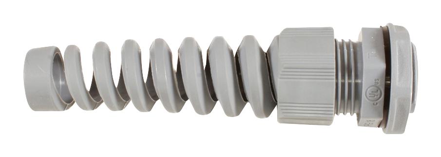 PMS25 SL080 CABLE GLAND, POLYAMIDE 6, 13-18MM, SLATE ALPHA WIRE