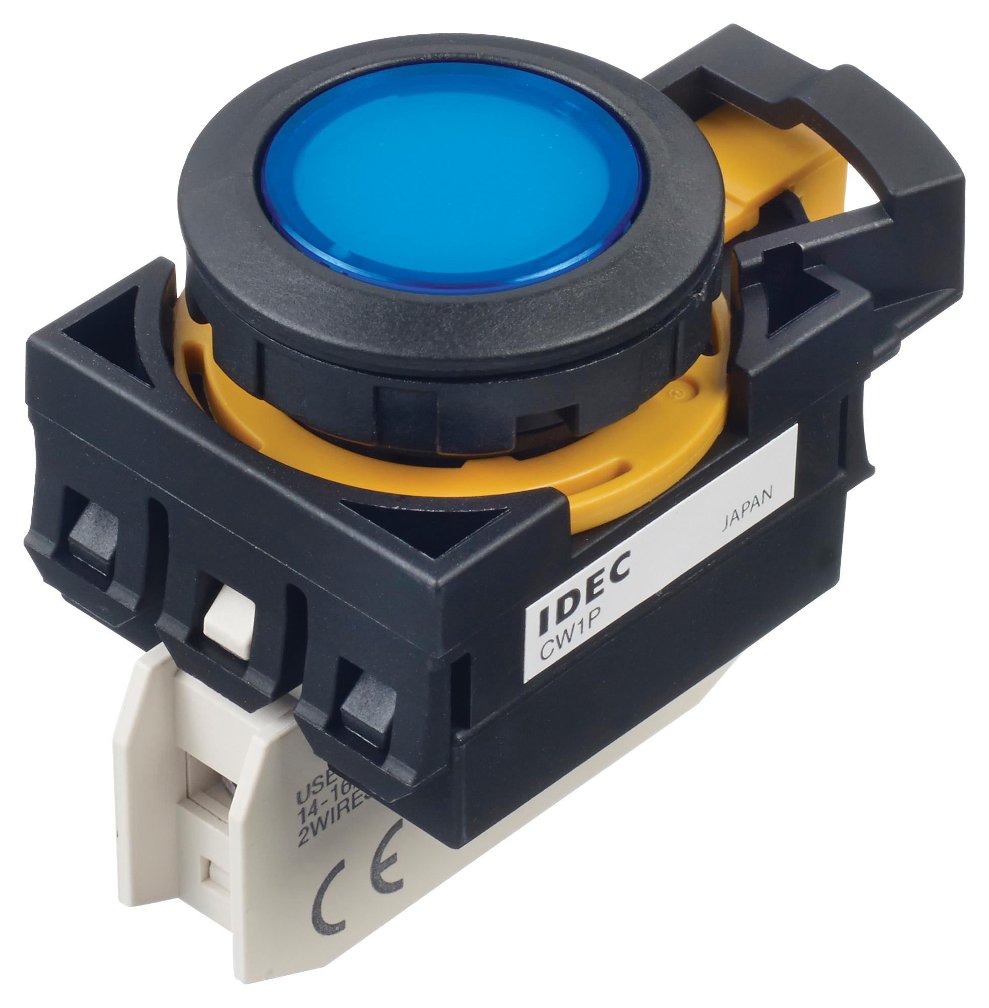 CW1P-1EQ4S PILOT LIGHT, BLUE, 22MM, 24VAC/VDC IDEC
