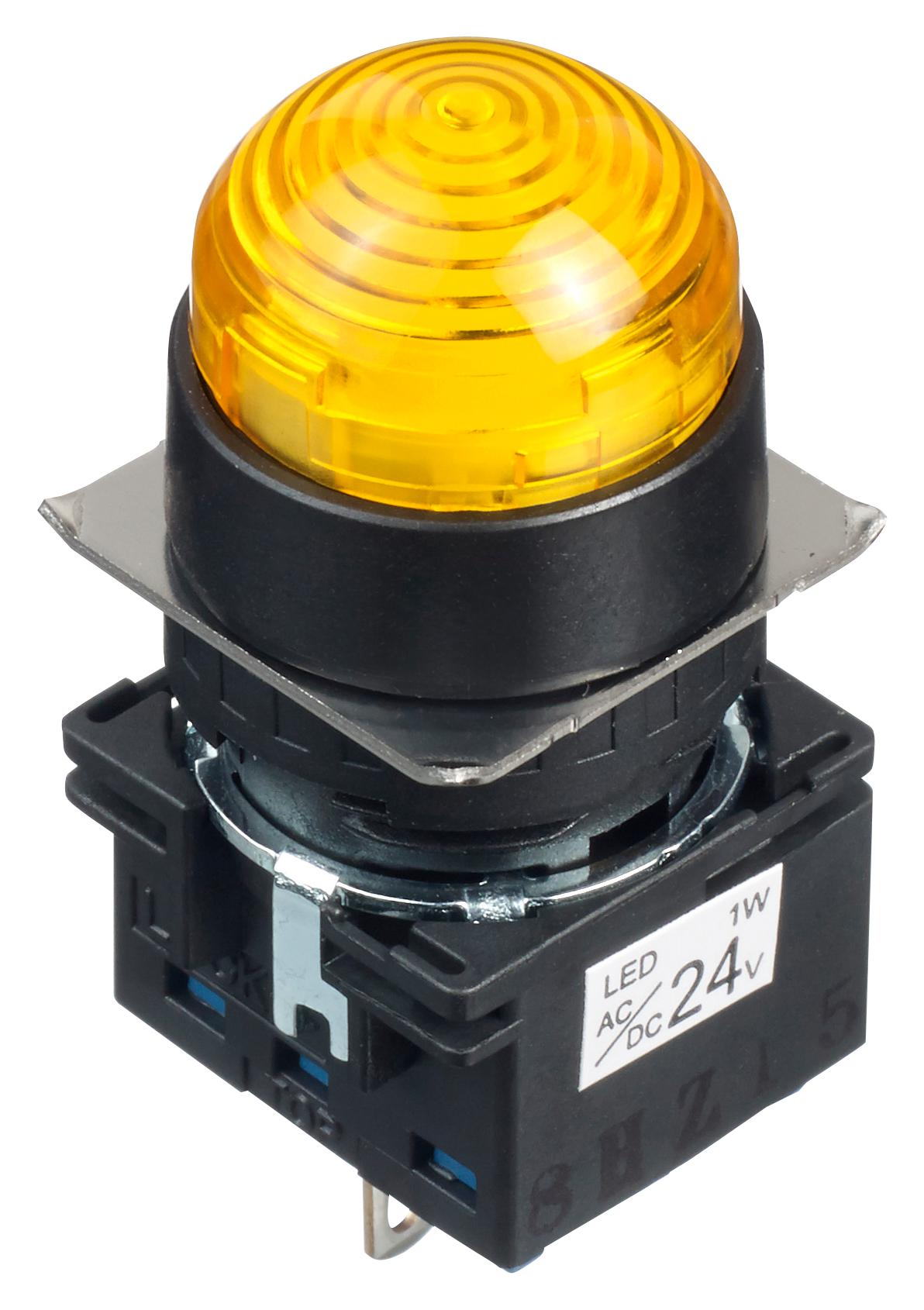 LB1P-2T04Y PILOT LIGHT, YELLOW, 24VAC/VDC IDEC