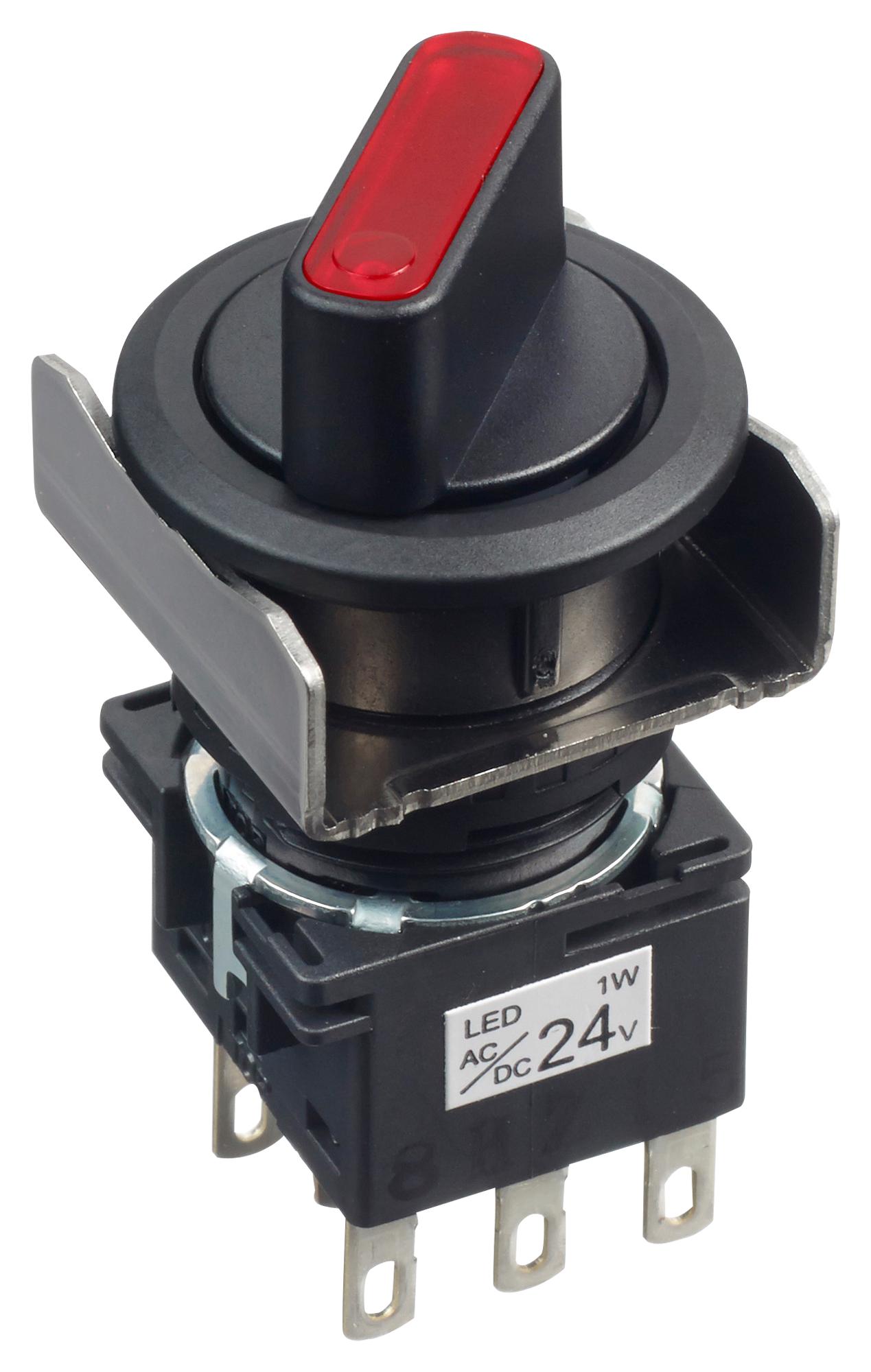 LB6F-2T64R ROTARY SWITCH, 2 POS, 5A, 250VAC IDEC