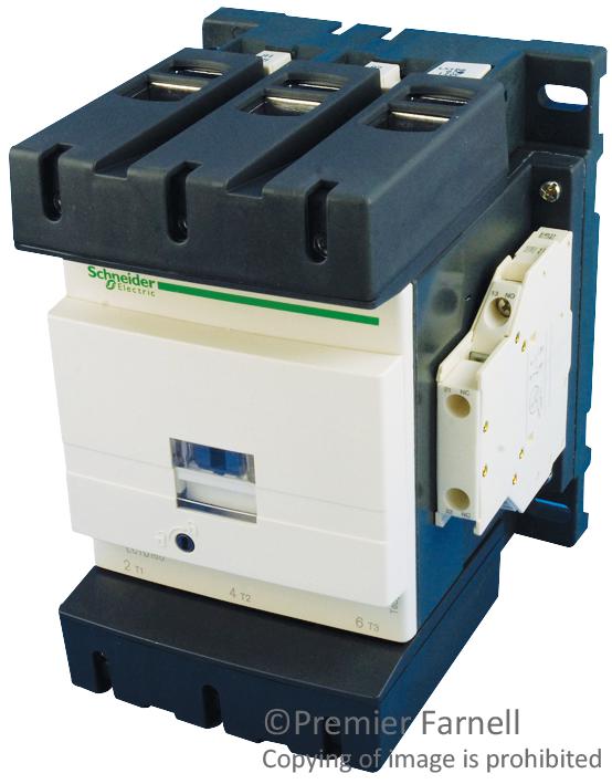 LC1D150P7 CONTACTOR, 3PST-NO, 230V, DIN RAIL/PANEL SCHNEIDER ELECTRIC