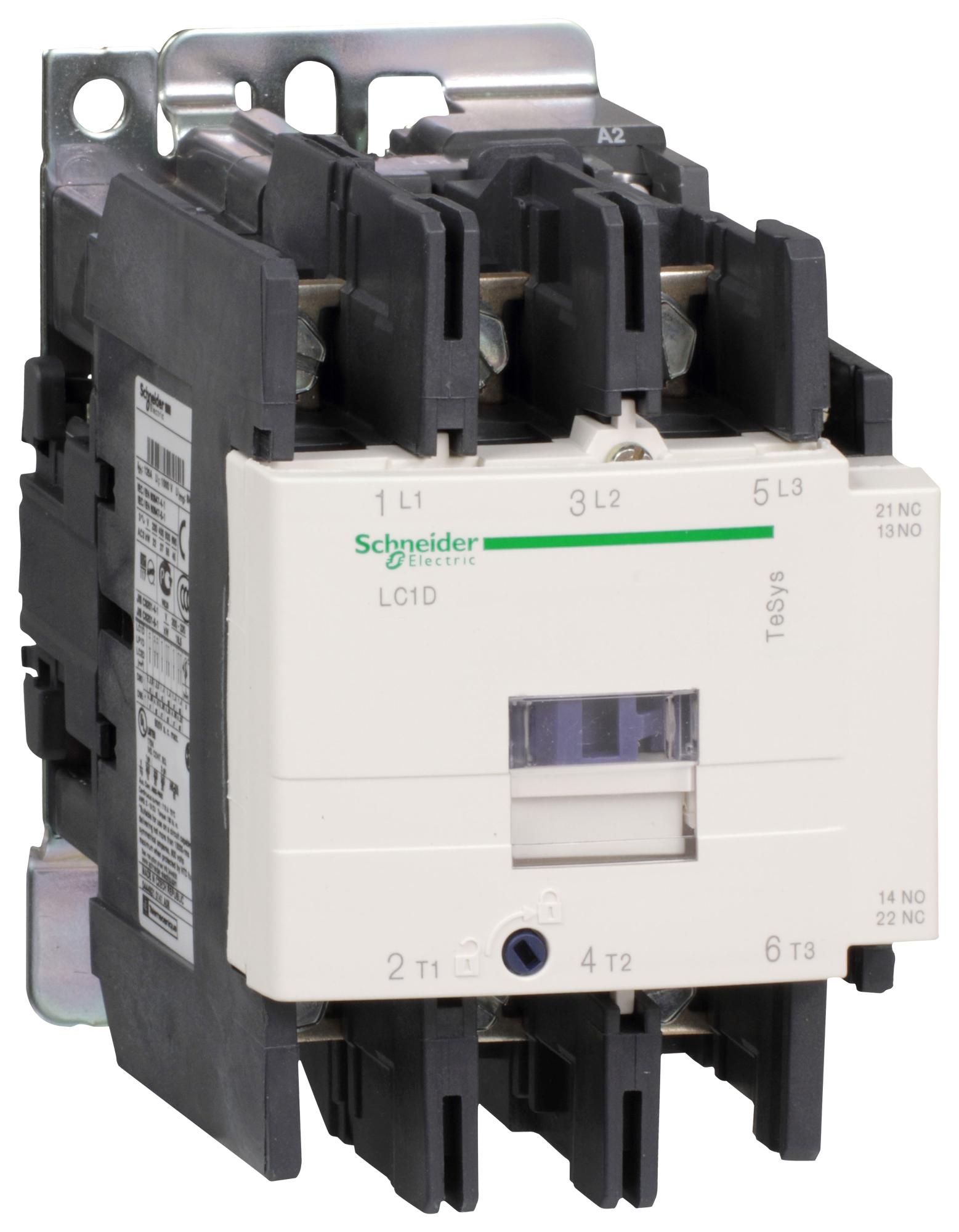 LC1D95B7 CONTACTOR, 3PST-NO, 24V, DIN RAIL/PANEL SCHNEIDER ELECTRIC