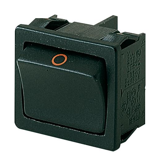 01802.1101-02 ROCKER SWITCH, DPST, 10A, 250VAC, WHITE MARQUARDT