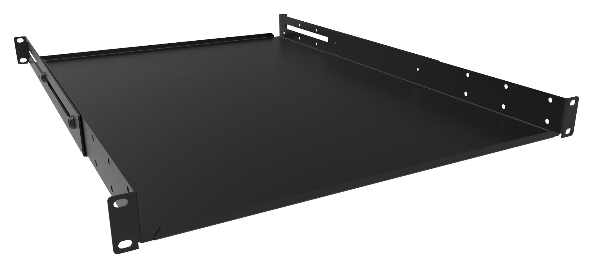 ADSU1825BK ADJ RACK MOUNT SHELF, 18-25", 1U, STEEL HAMMOND