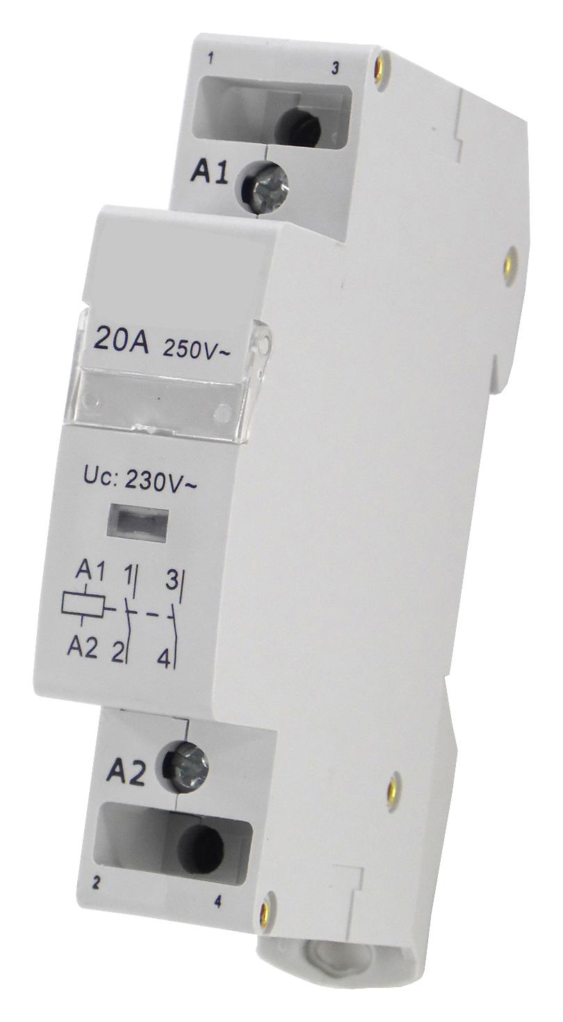 MCEUC1-25-2NCP MODULAR CONTACTOR, DPST-NC, 25A, 230VAC MULTICOMP