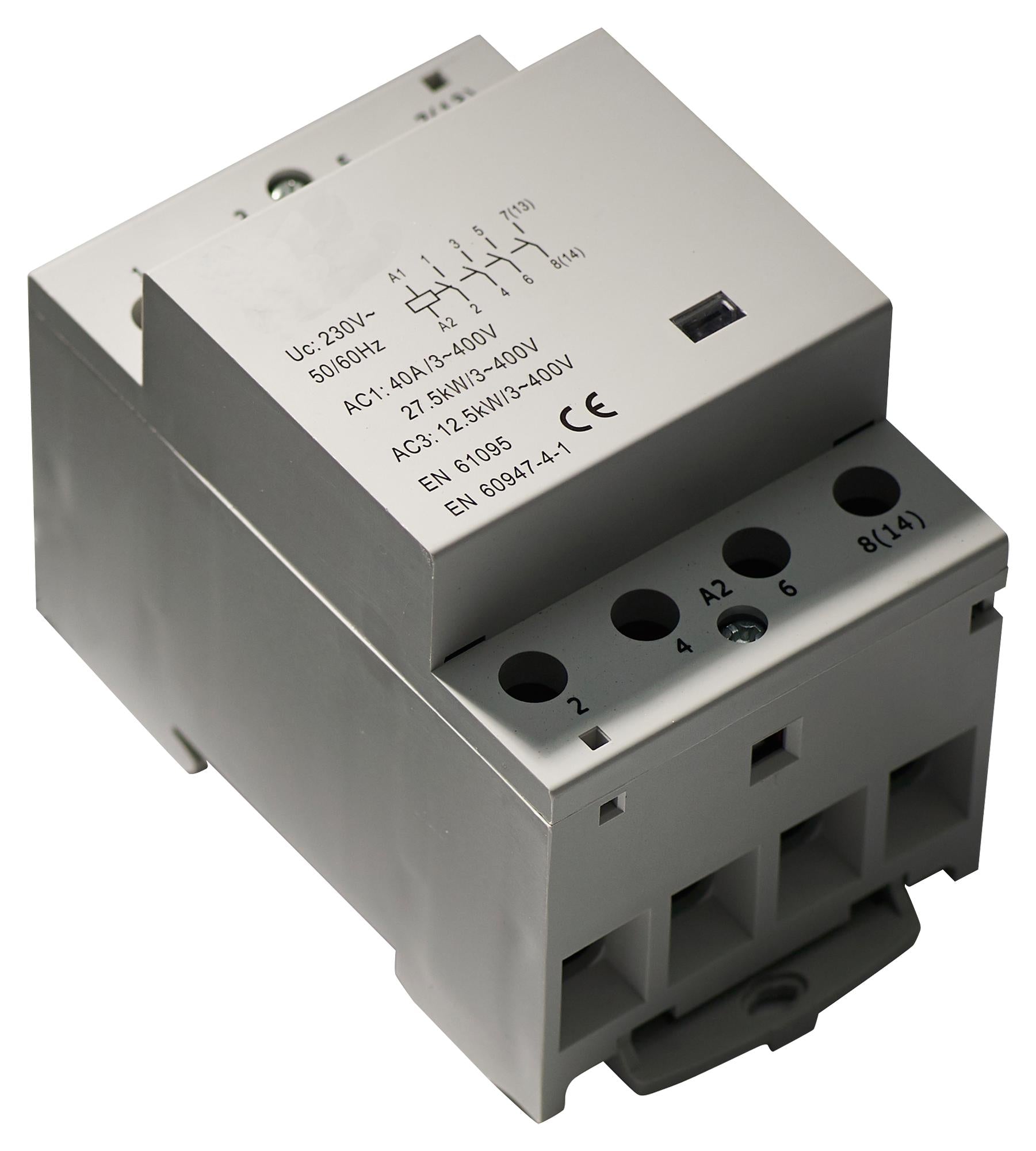 MCEUC3-63-4NCP MODULAR CONTACTOR, 4PST-NC, 63A, 230VAC MULTICOMP