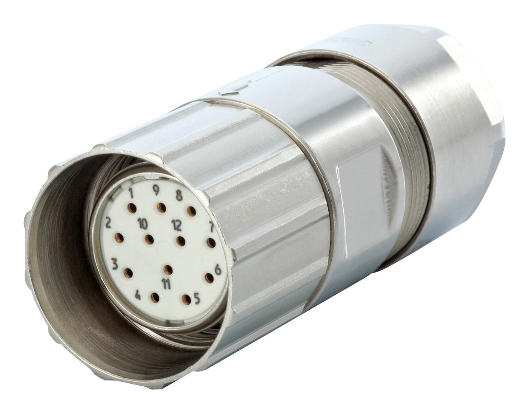 7.003.912.101 CIRCULAR INSERT, PLUG, 12POS, CRIMP HUMMEL
