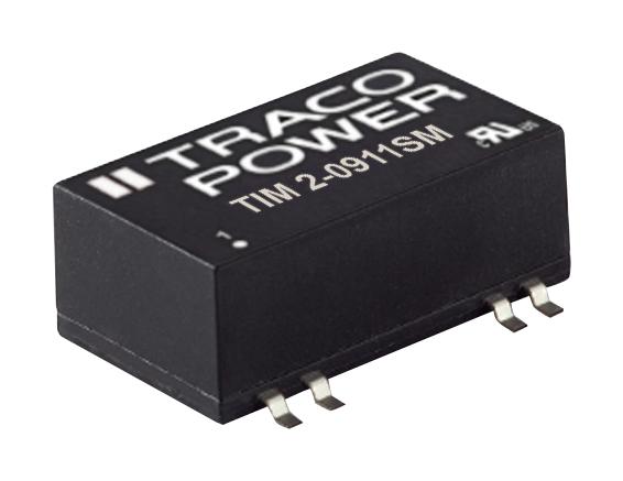 TIM 2-4812SM DC-DC CONVERTER, MEDICAL, 12V, 0.167A TRACO POWER