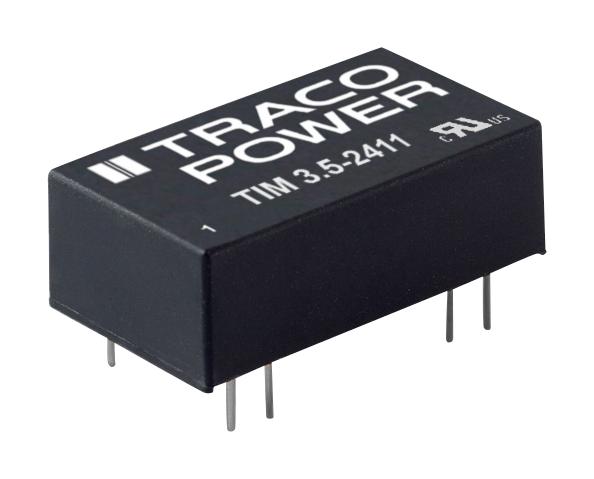 TIM 3.5-2413 DC-DC CONVERTER, MEDICAL, 15V, 0.234A TRACO POWER