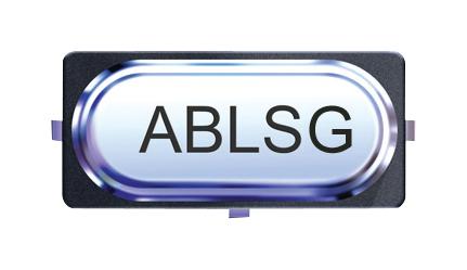 ABLSG-3.6864MHZ-D2Y-T CRYSTAL, 3.6864MHZ, 18PF, 11.4MM X 4.7MM ABRACON