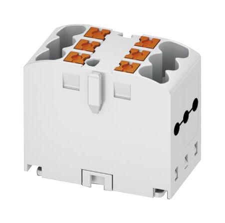 PTFIX 6X2,5 WH TB, POWER DISTRIBUTION, 6POLE, 12 AWG PHOENIX CONTACT