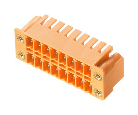 1041030000 TERMINAL BLOCK, HEADER, 18POS, TH WEIDMULLER