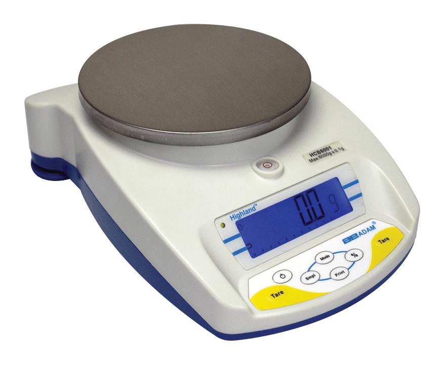 HCB 6001 PORTABLE BALANCE, PRECISION, 6KG ADAM EQUIPMENT
