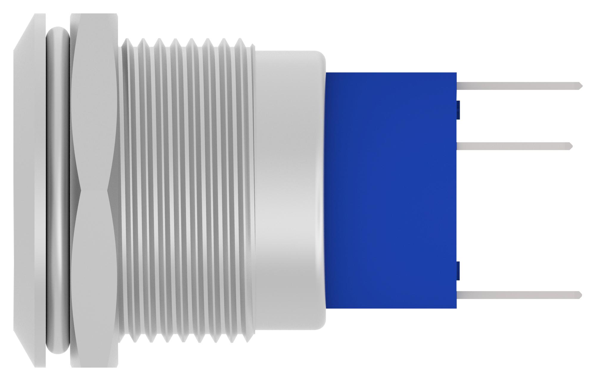 AV1911RB12Q04 VANDAL RESISTANT SW, SPST, 3A, 250VAC ALCOSWITCH - TE CONNECTIVITY