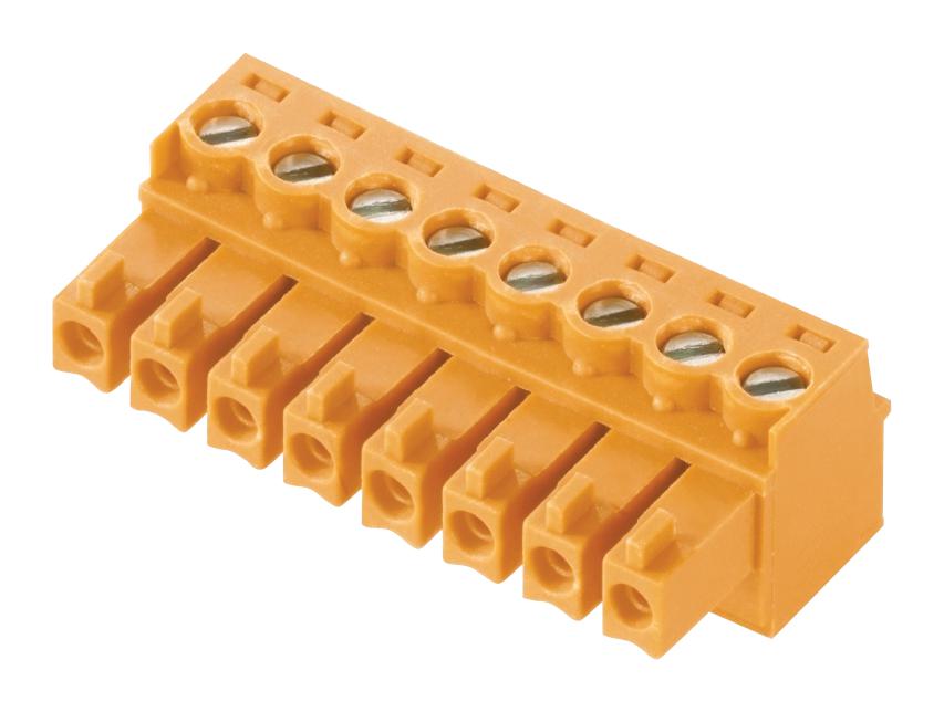 1940740000 TERMINAL BLOCK, PLUGGABLE, 3POS, 16AWG WEIDMULLER