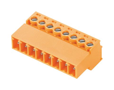 1969630000 TERMINAL BLOCK, PLUGGABLE, 9POS, 16AWG WEIDMULLER