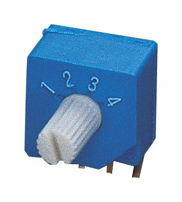 S-2151 ROTARY SWITCH, SP4T, 0.1A, 5VDC, TH NIDEC COPAL ELECTRONICS