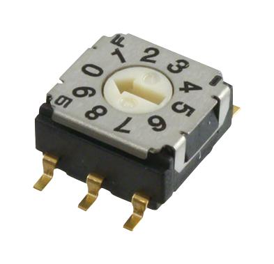 SH-7010TB ROTARY CODE SW, 10POS, BCD, 0.1A, 5V NIDEC COPAL ELECTRONICS