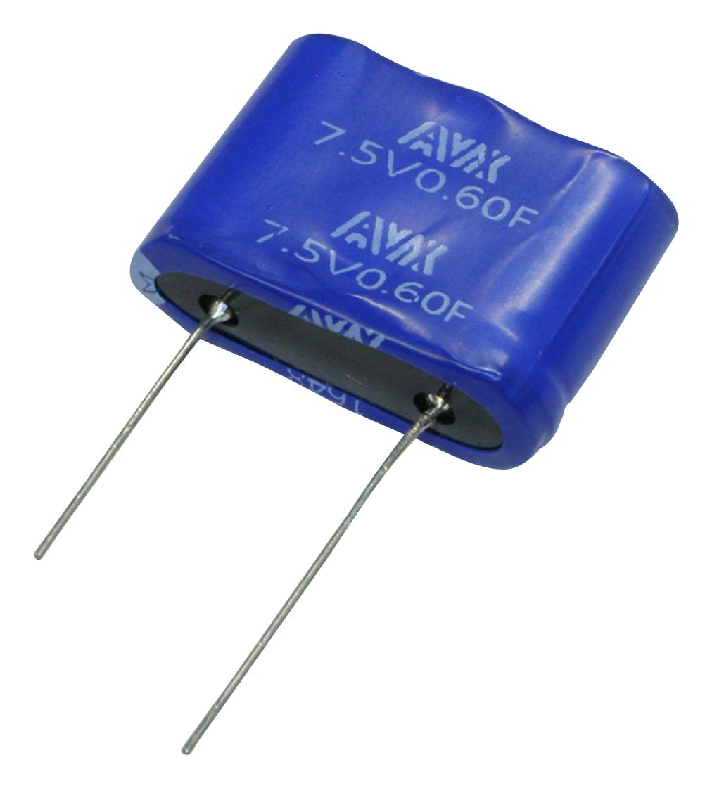 SCMT22D505PRBB0 CAP, 5F, 5.4V, 20%, SUPER CAP, RADIAL KYOCERA AVX