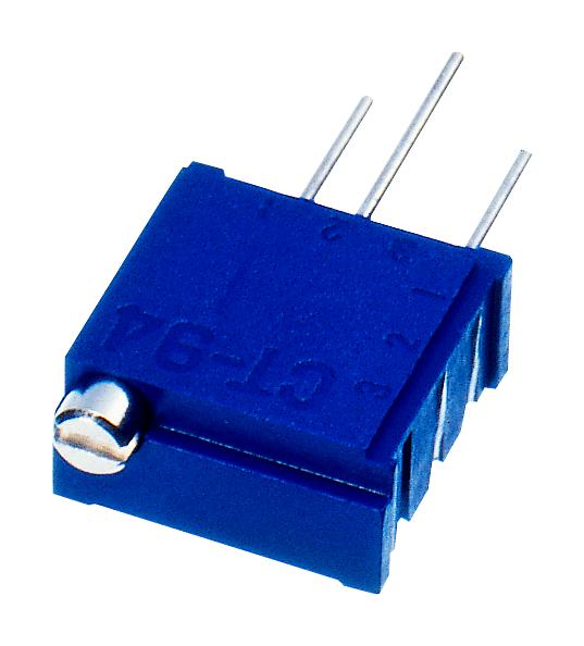 CT-94EY205 TRIMMER POT, CERMET, 2M, 18TURN, TH NIDEC COPAL ELECTRONICS