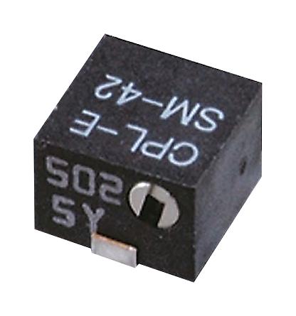 SM-42TA504 TRIMMER POT, CERMET, 500K, 11TURN, SMD NIDEC COPAL ELECTRONICS