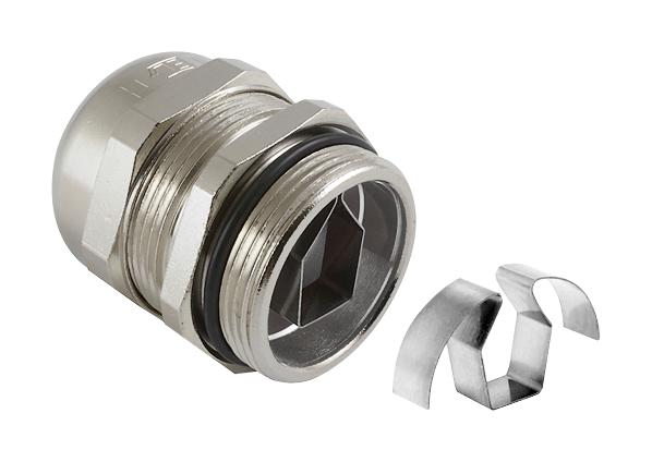 K151-1032-00 CABLE GLAND, BRASS, 17MM-25.5MM HYLEC