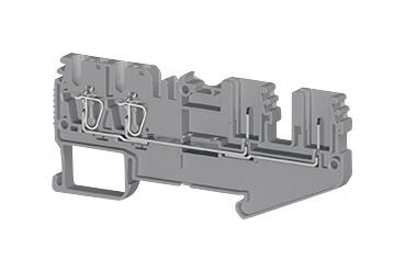 SCP222.5GREY TERMINAL BLOCK, DIN RAIL, 4POS, 12AWG IMO PRECISION CONTROLS