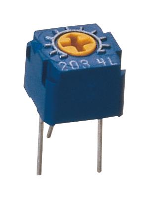 CT-6EP501 TRIMMER POT, CERMET, 500R, 1TURN, TH NIDEC COPAL ELECTRONICS