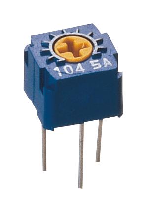 CT-6ER503 TRIMMER POT, CERMET, 50K, 1TURN, TH NIDEC COPAL ELECTRONICS