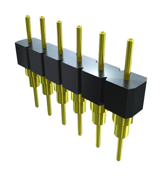 BBS-120-G-G CONNECTOR, HEADER, 20POS, 1ROW, 2.54 SAMTEC