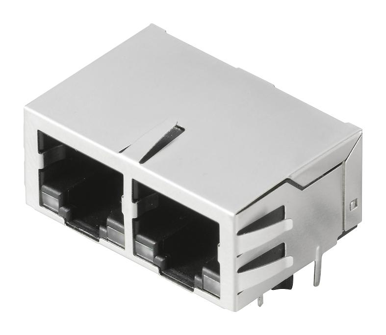 2036510000 RJ45 CONNECTOR, JACK, 8P8C, 2PORT, TH WEIDMULLER
