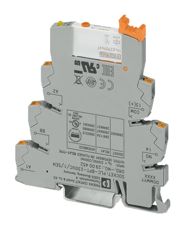 2909680 RELAY MODULE, SPST, 0.05A, 30V, SOCKET PHOENIX CONTACT