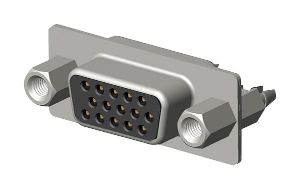 10090929-S154VLF HD D-SUB CONN, RCPT, 15POS, THT AMPHENOL ICC