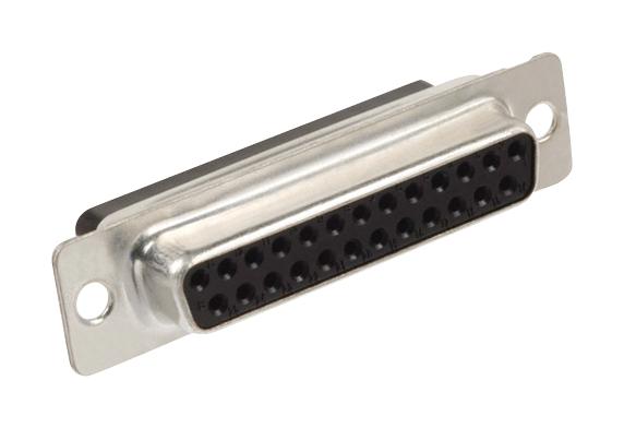 865625SLTLF D SUB HOUSING, RCPT, 25POS, DB, METAL AMPHENOL ICC