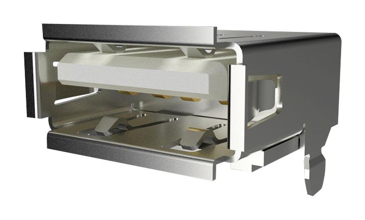 87583-3010RPALF USB CONNECTOR, TYPE A, RCPT, 4POS, SMT AMPHENOL ICC