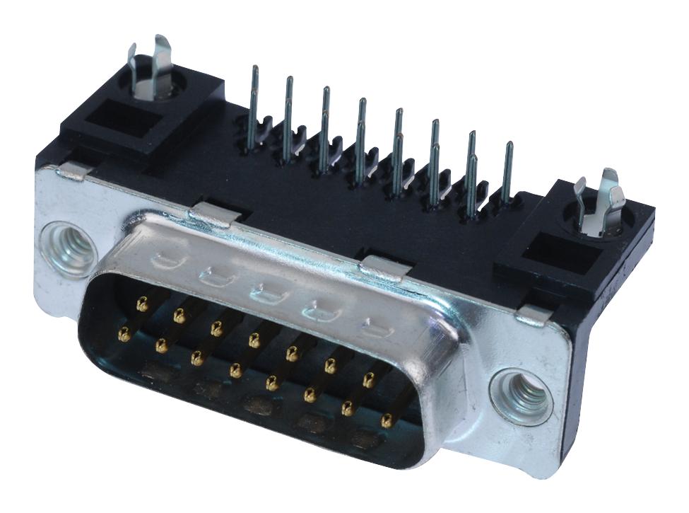 D25S13A4GX00LF D-SUB CONNECTOR, R/A, RCPT, 25POS, TH AMPHENOL ICC