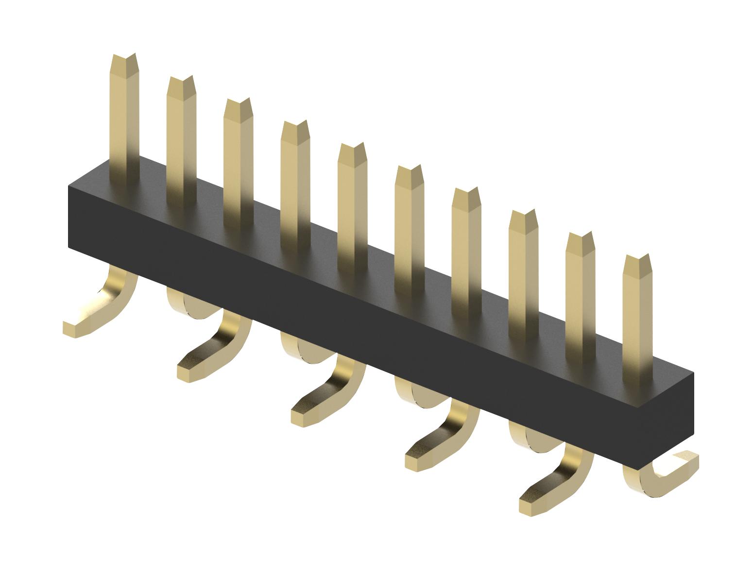 BC032-10-A-2-0200-0200-L-D CONNECTOR, HEADER, 10POS, 1ROW, 1MM GCT (GLOBAL CONNECTOR TECHNOLOGY)