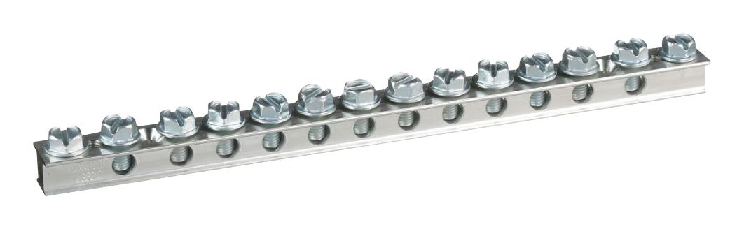 UGB2/0-414-12 GROUNDING BAR, #14 - #4AWG & 2/0AWG WIRE PANDUIT