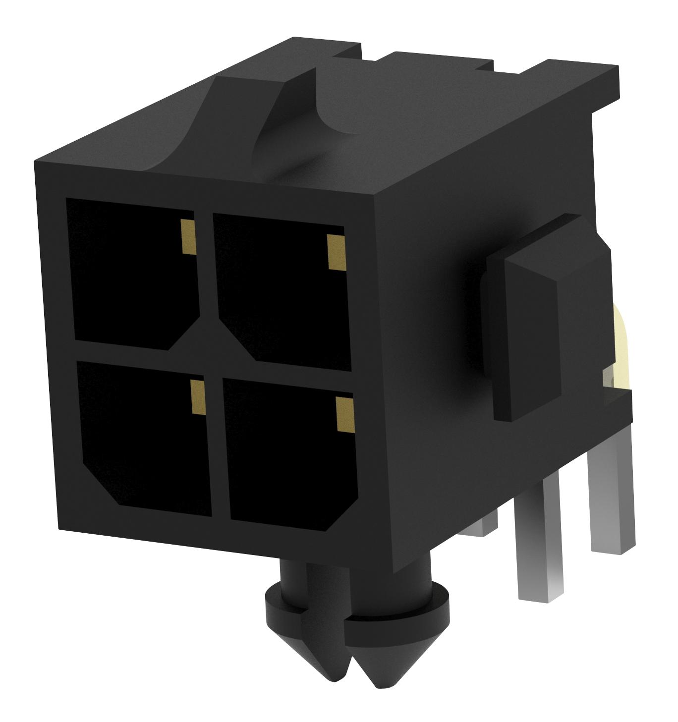 3-794620-4 CONNECTOR, HEADER, 4POS, 3MM, PCB AMP - TE CONNECTIVITY