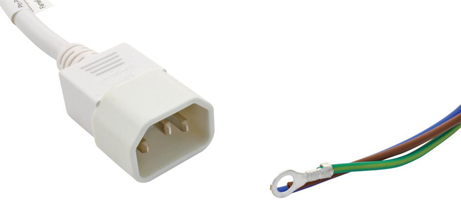 GW-151692 PWR CORD, IEC 60320 C14-FREE END, 660MM MULTICOMP PRO