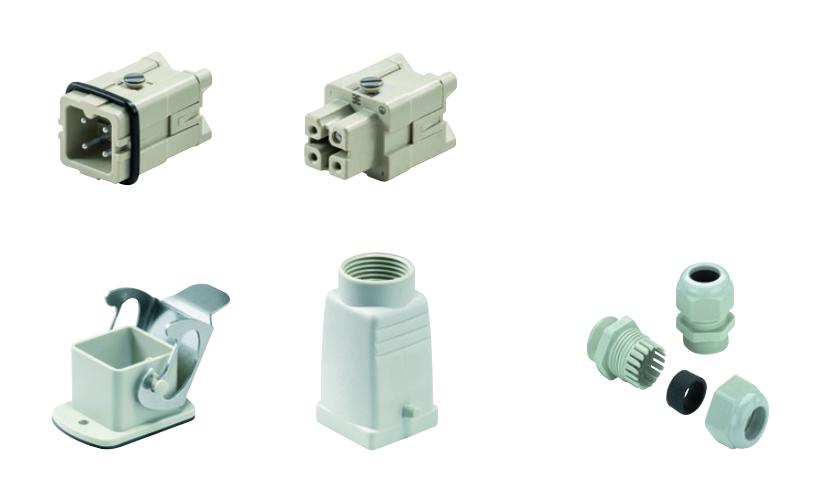 HDC-KIT-HA 03.301 M HDC KIT, 3POS, SIZE 1, M20, SCREW WEIDMULLER