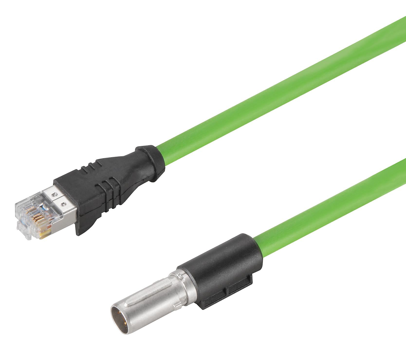 HDC XX5E01 MMSRJ45-0100 CIR CABLE ASSY, 4POS, PLUG-RJ45 PLUG, 1M WEIDMULLER
