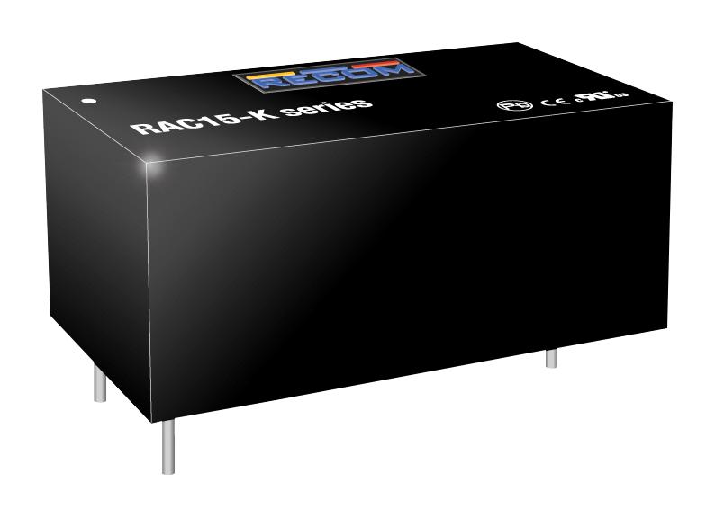 RAC15-05SK POWER SUPPLY, AC-DC, 5V, 3A RECOM POWER