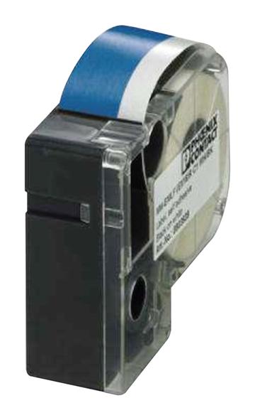 0803945 LABEL PRINTER TAPE, WHITE ON BLUE, 8M PHOENIX CONTACT