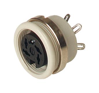 MAB 5100 DIN AUDIO/VIDEO CONN, JACK, 5POS, PE HIRSCHMANN